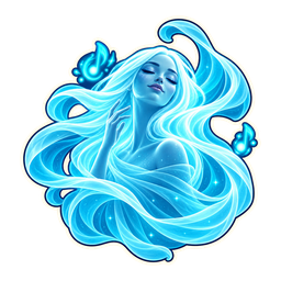 Aurora sticker: Flow