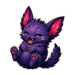 Batburr sticker: Laughter
