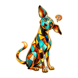 Brindle sticker: Huh?