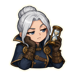 Elara sticker: Waiting