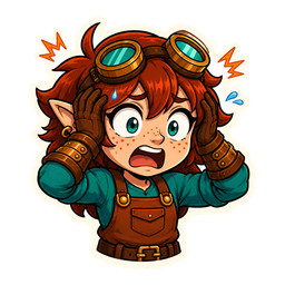 Pip sticker: Panic
