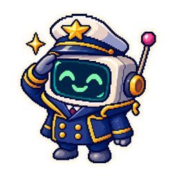 Q-Bertie sticker: Salute